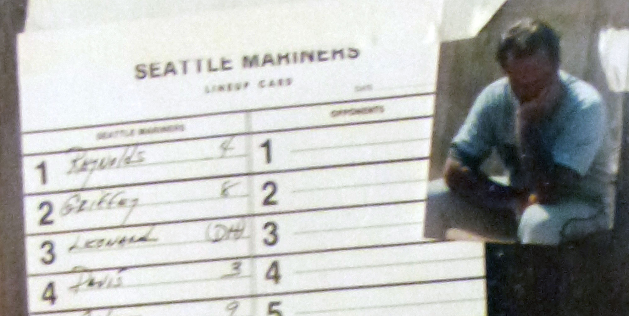 Ken Griffey Jr. batted No. 2 in spring training 1989.